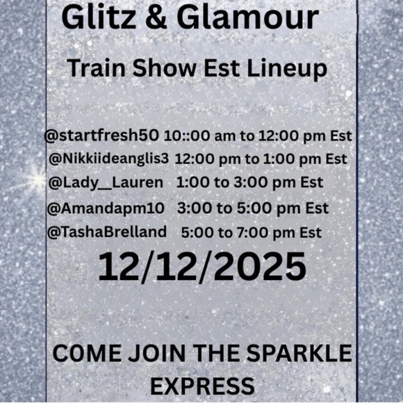 12/12 Glitz & Glamour   ..HOST @tashabrelland - Picture 2 of 3